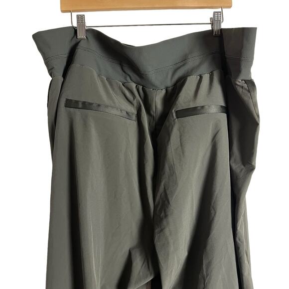 Athleta Nolita Wide Leg Olive Green Pants Plus Size 24 - Picture 7 of 9